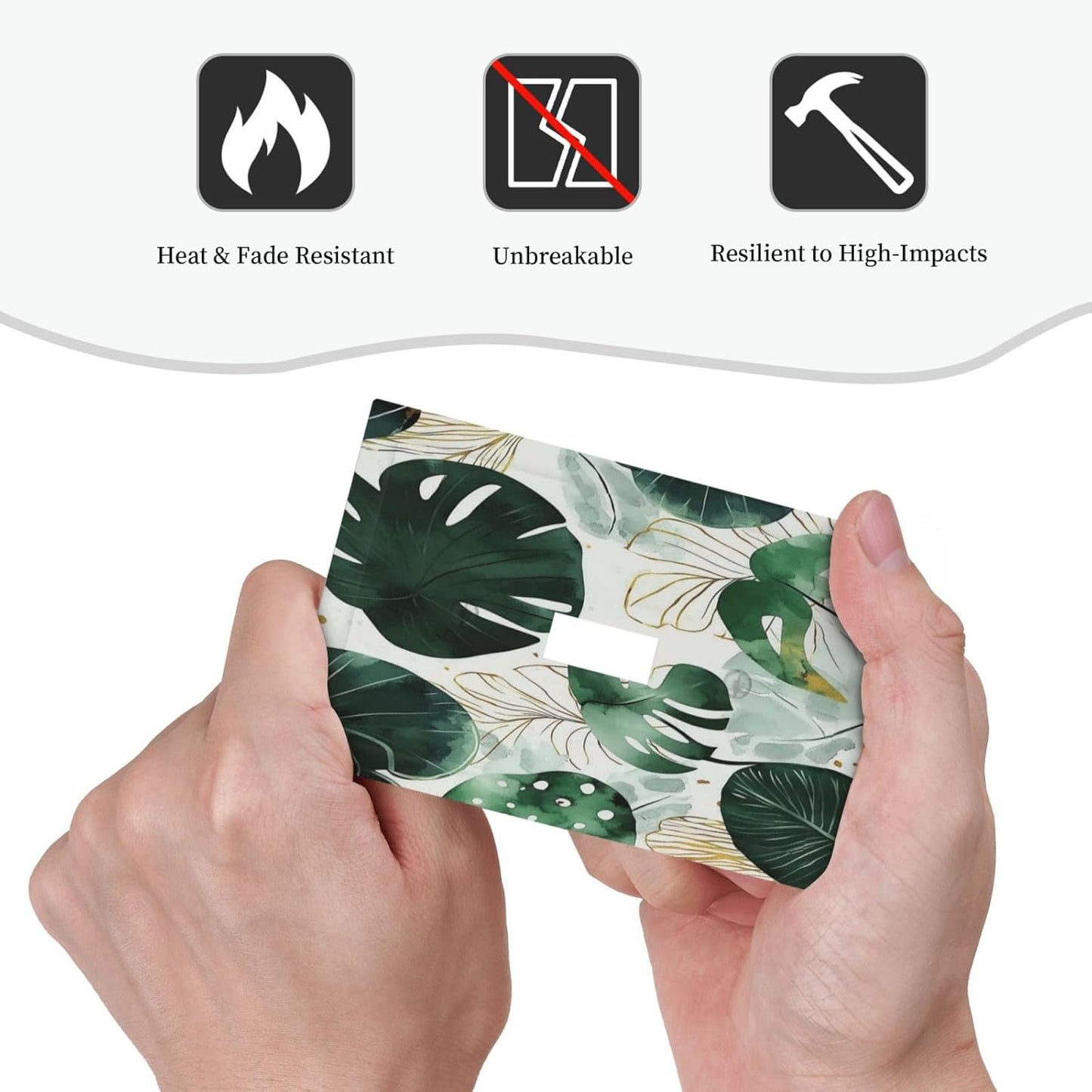 Boho Tropical Green Leaf Watercolor Banana Leaves Decorative Light Switch Cover 1 Gang Single Toggle Device Electrical Faceplate Switchplates Decorator Outlet Wall Plate For Bed Room Living Room Decor