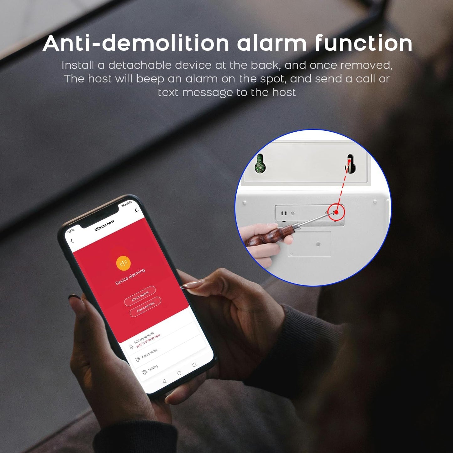 PGST Wireless Home Security Systems,Smart Home Alarm System with Door Sensors,Motion Detector,Loud Siren,Work with Alexa/Google Assistant,24 Piece Kits for Home,Villa,Apartment,No Subscription Fee