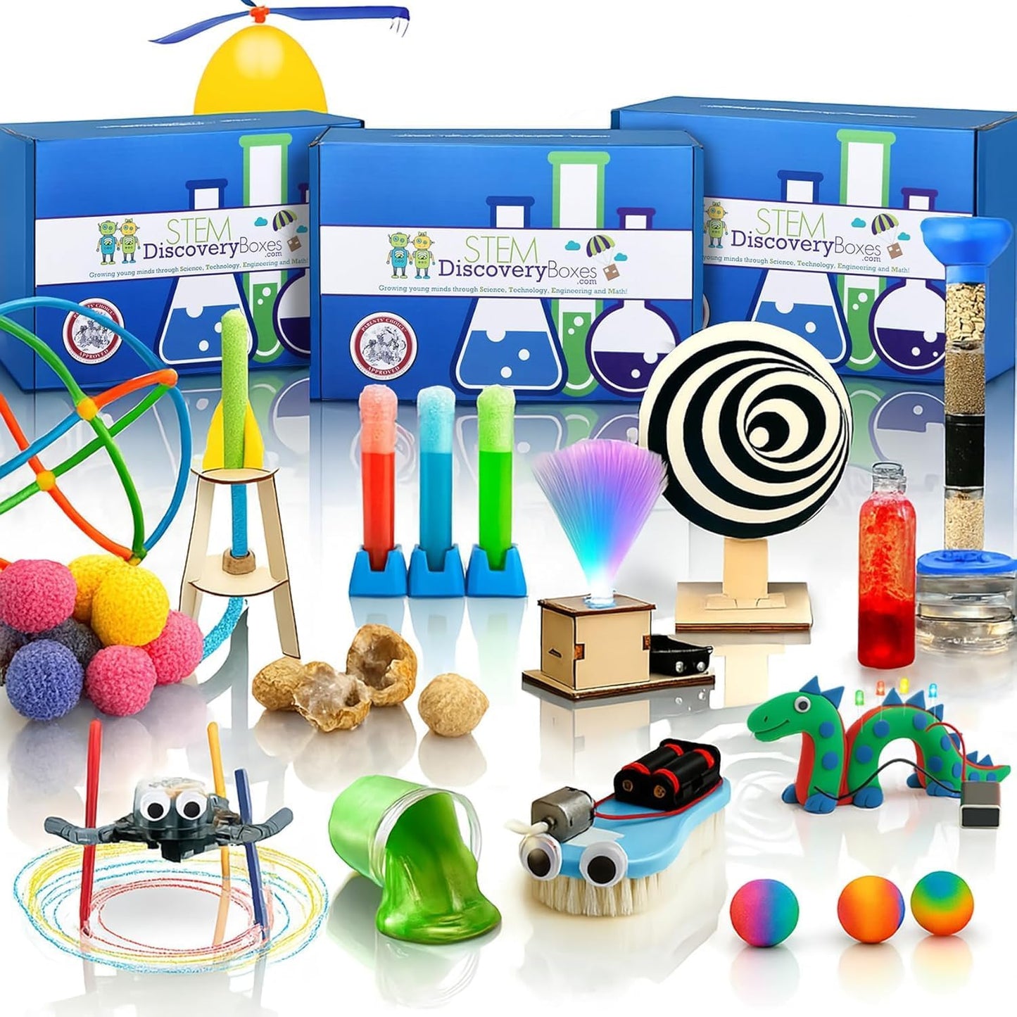 3-Month STEM Science Kit for Kids Ages 7–12 | 3 Hands-On Projects per Box | Educational Science & Engineering Activities | Ships Monthly