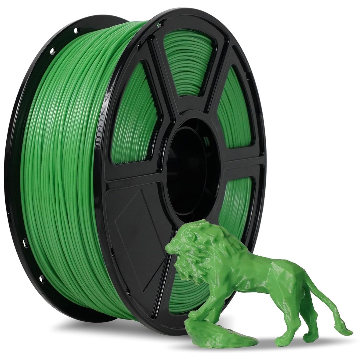 FLASHFORGE ASA Filament 1.75mm Green, 3D Printer Filament 1kg (2.2lbs) Spool, Dimensional Accuracy +/- 0.02mm, Durable, High UV-Resistant, Perfect for Printing Outdoor Functional Parts
