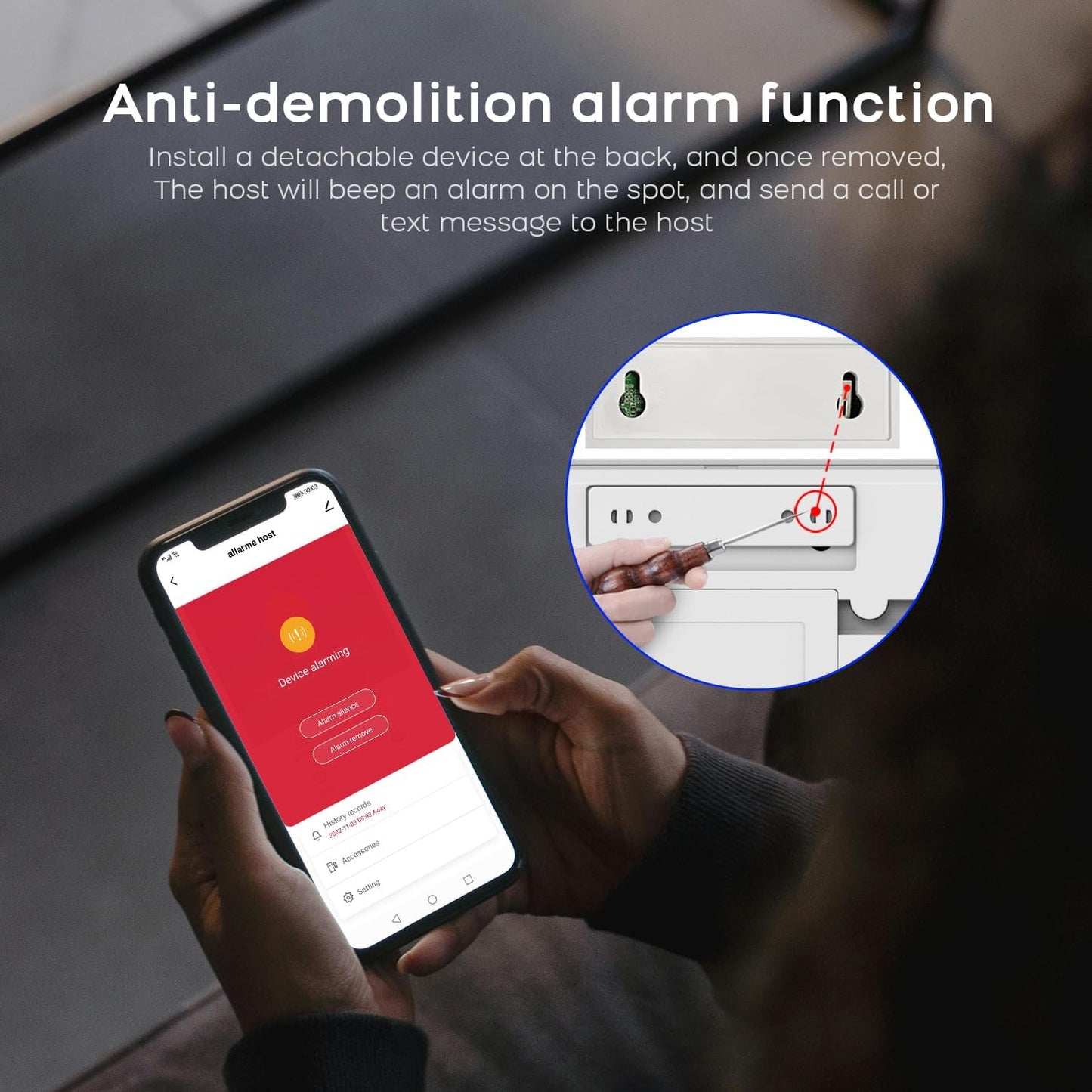 PGST Home Security Alarm Systems with 2MP HD Security Camera,Door/Window Sensors,Motion Detector,Loud Alarm Siren,Remote,Touch Screen,4G SMS/Tuya App Alerts,Work with Google for Villa,Apartment,House