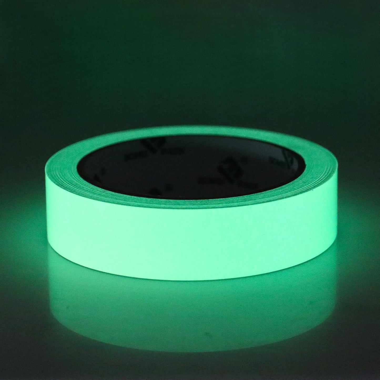 BOMEI PACK Glow in Dark Tape Fluorescent Luminous Tape 1 Pack 1in x 33ft-Bright,Rechargeable,Durable for Indoors and Outdoors Design of DIY Craft Pattern,Creative Decoration,Night time Decorations.