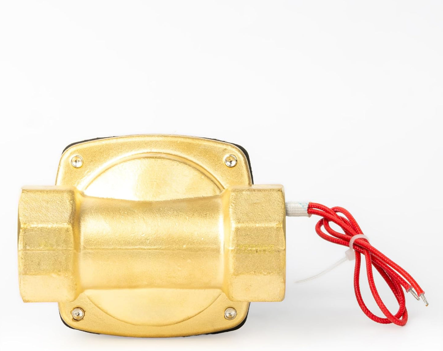 U.S. Solid 1-1/4" Solenoid Valve - 110V AC Brass Electric Solenoid Valve, Normally Closed, Viton Seal