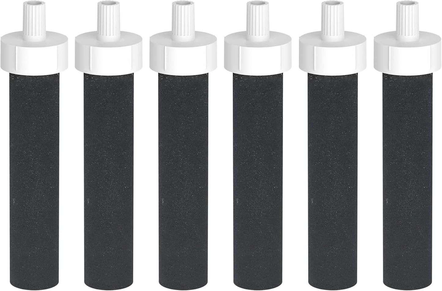AQUA CREST Water Bottle Filter, Replacement for Brita® BB06, Brita® Hard Sided, Stainless Steel and Plastic Bottle Filter, 6 Count