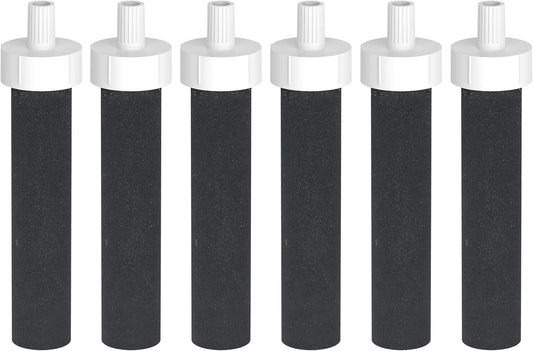 AQUA CREST Water Bottle Filter, Replacement for Brita® BB06, Brita® Hard Sided, Stainless Steel and Plastic Bottle Filter, 6 Count