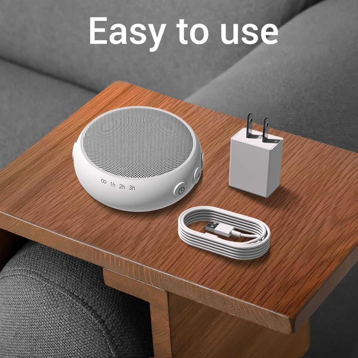 SoundMe Sound Machine with 30 Soothing Natural Sounds 36 Volume Portable Travel White Noise Machine for Sleeping Brown Noise Machine for Baby Kids Adults Noise Canceling Machine for Office Privacy