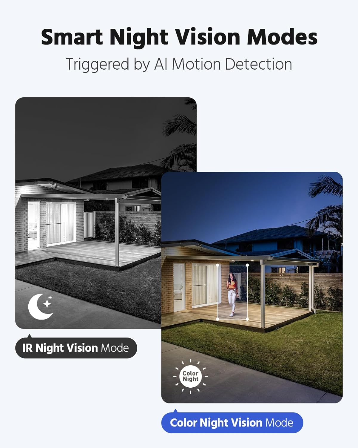 ANNKE 2MP Two-Way Audio Security Camera System, 8CH 3K Lite DVR, 8pcs 1080P CCTV White Wired Cams with Smart Color Night Vision, AI Motion Detection, 2TB HDD for Outdoor Home Surveillance