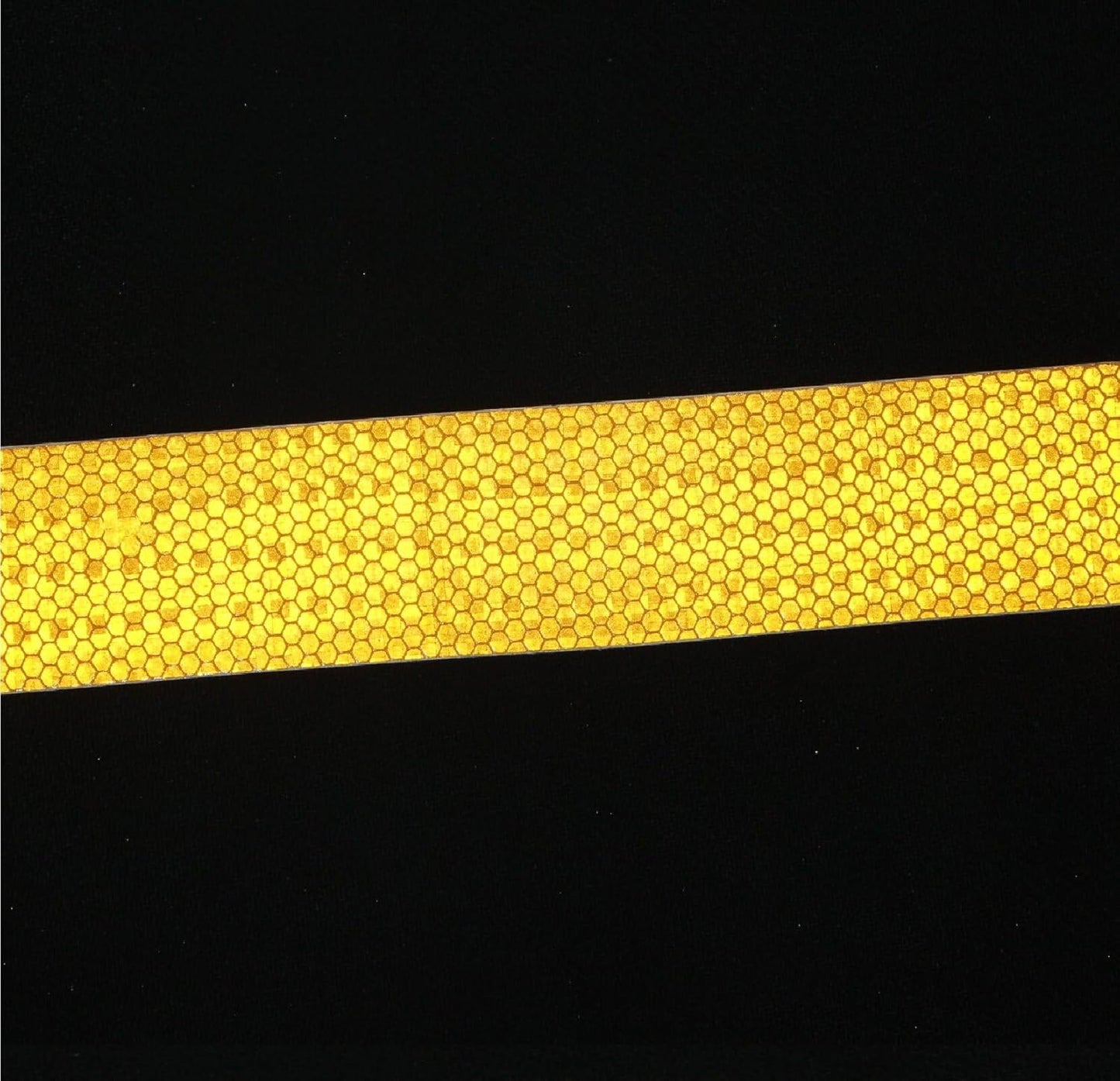 Yellow Reflective Tape 2 inch Wide, Outdoor Waterproof High Visibility Warning Industrial Marking Tape, Safety Stickers (68 feet,10 Rolls)