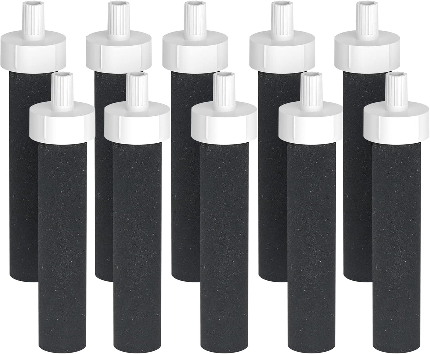 AQUA CREST Water Bottle Filter, Replacement for Brita® BB06, Brita Hard Sided, Stainless Steel and Plastic Bottle Filter, 10 Count