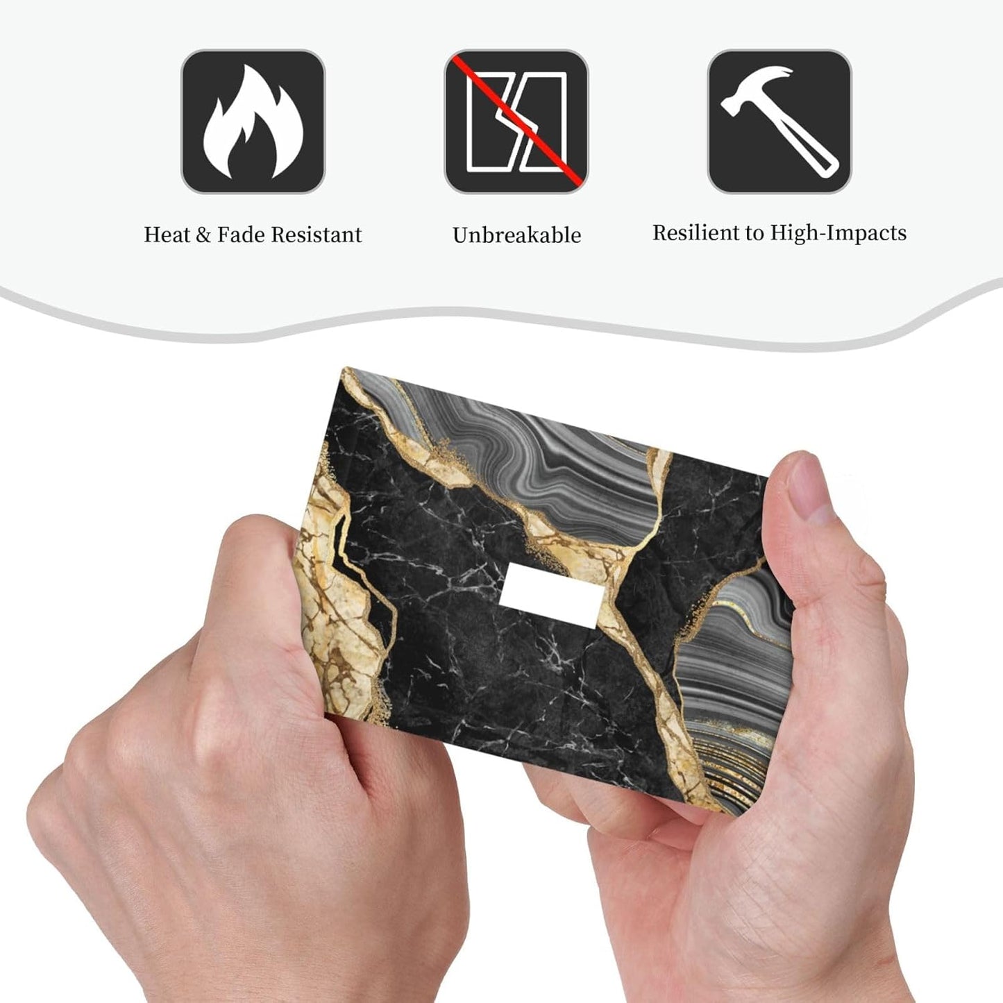 Decorative Light Switch Plate Covers Modern Abstract Black Gold Marble 1 Gang Light Switch Cover Plate Single Toggle Wall Plate Outlet Covers Faceplate for Bathroom Decor （2 Pack）
