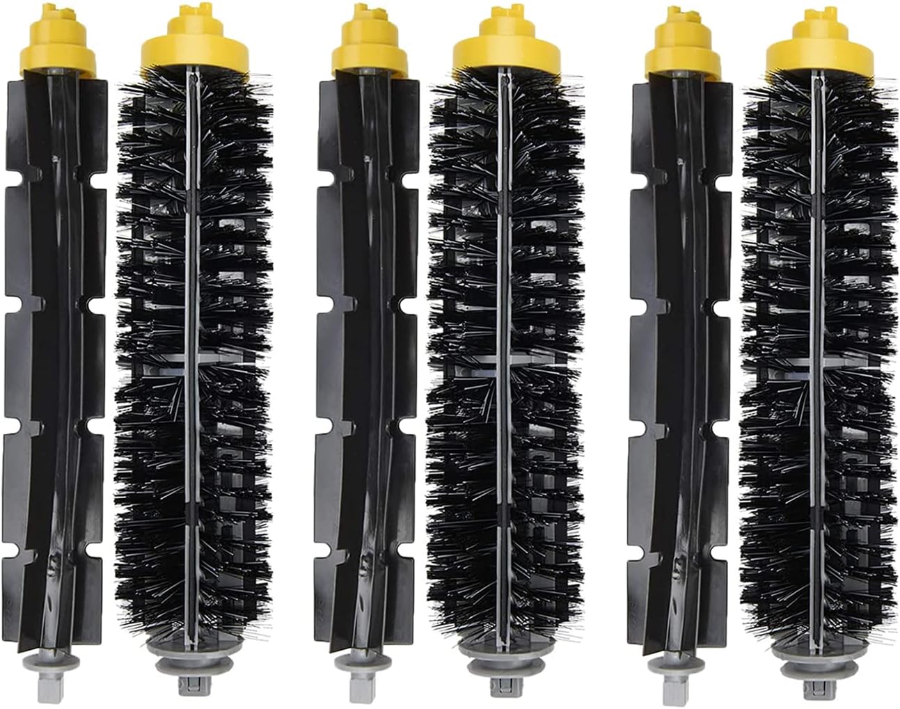 3 Sets Replacement Bristle & Flexible Beater Brush Compatible with iRobot Roomba 600 and 700 Series 614 618 630 635 640 645 650 652 655 660 665 670 671 675 680 690 692 694 695 760 770 780 790 Robot.
