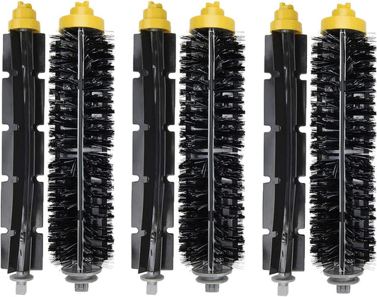 3 Sets Replacement Bristle & Flexible Beater Brush Compatible with iRobot Roomba 600 and 700 Series 614 618 630 635 640 645 650 652 655 660 665 670 671 675 680 690 692 694 695 760 770 780 790 Robot.