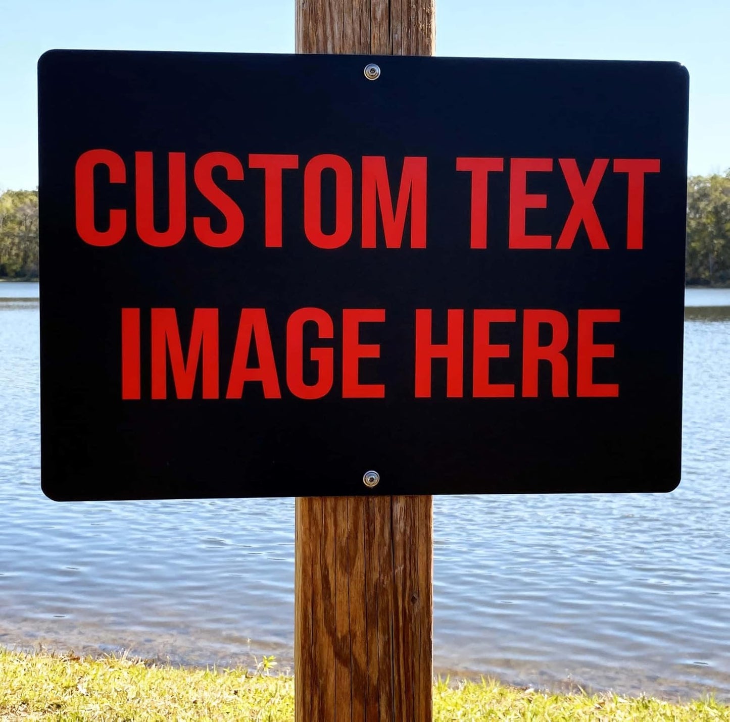 Custom Metal Signs Outdoor, 36x30 Inch, Engineer Grade Reflective Option, .040 Rust-Free Aluminum, UV Protected, Weather/Fade Resistant