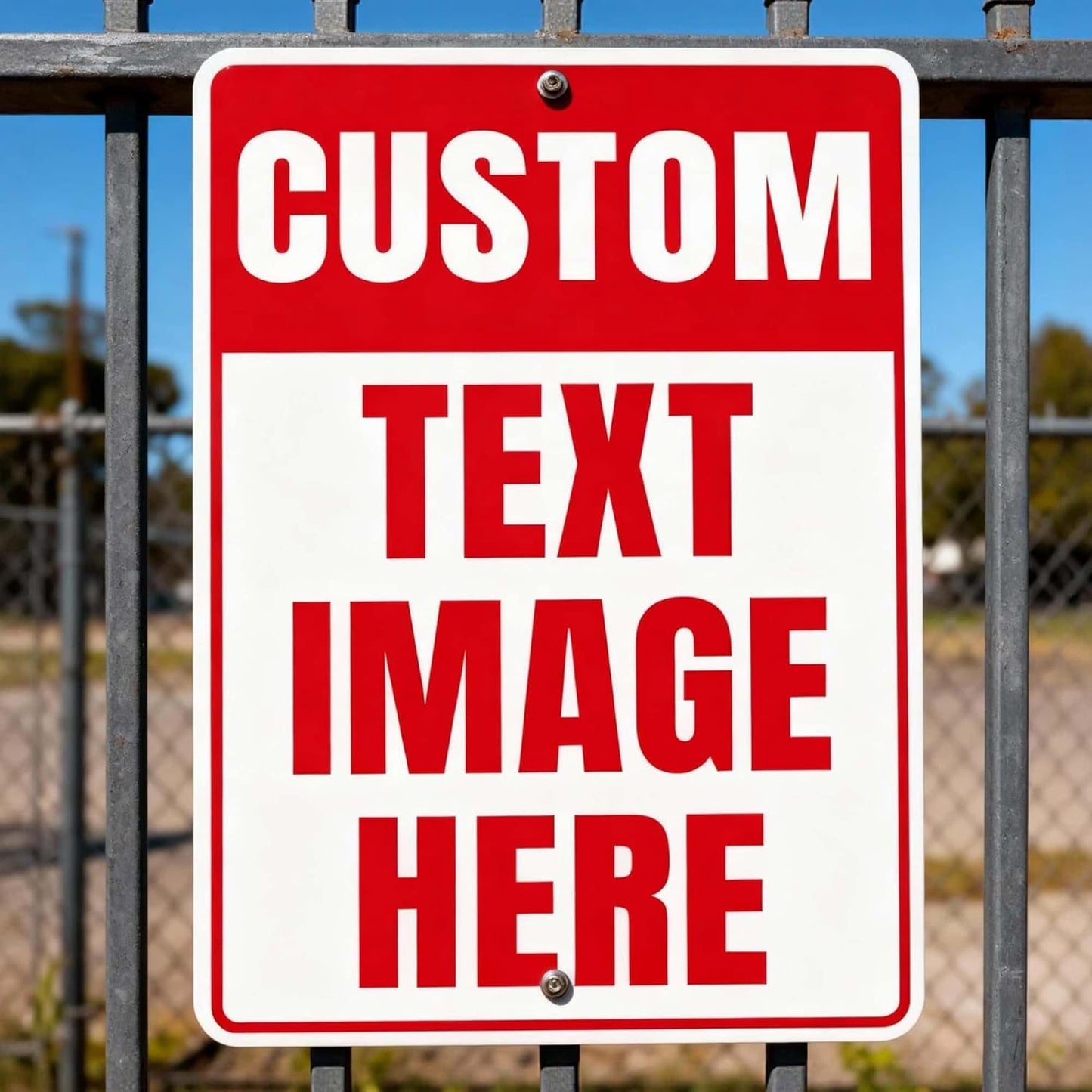 Custom Signs Outdoor, Personalized Metal Signs for Business, 24x18 Inches, Rust Free .040 Aluminum, Fade Resistant, Reflective Option