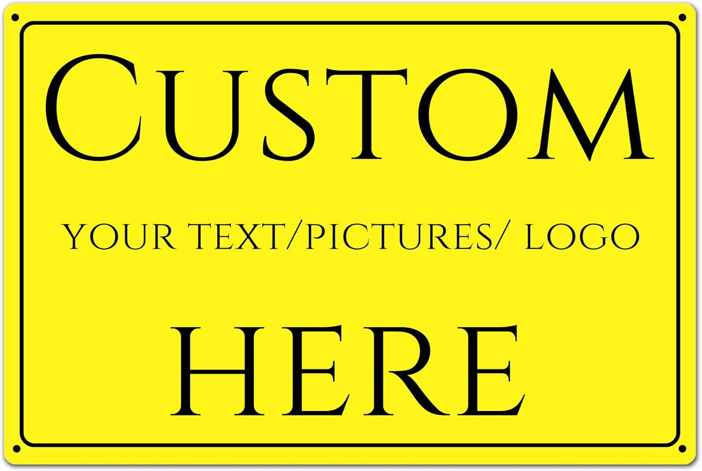 christmas porch sign,make your own sign custom，Aluminum Weatherproof Metal Sign Multiple Sizes,Reflective, night-time visibility, Business, Workplace, office, Home, Delivery Signs(18 * 14 Inch)