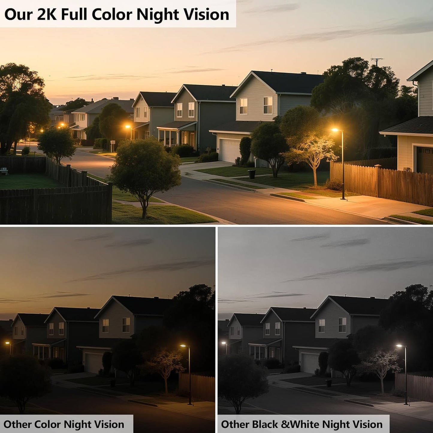 2K No Drill Window Camera-2 Pack Indoor Cameras for Home Security with Starlight Night Vision, AI Smart Detection, 911 Emergency Dispatch,US Based Cloud,2 Way Talk,24/7 Recording