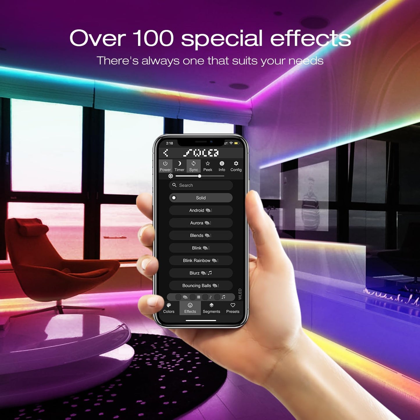 GLEDOPTO WLED ESP32 Mini LED Strip Controller DC12-24V RGB IC Digital with Mic Sound Mode Dynamic Lighting DIY for WS2811 WS2812 WS2812b SK6812 WS2815 Addressable FCOB LED Strip