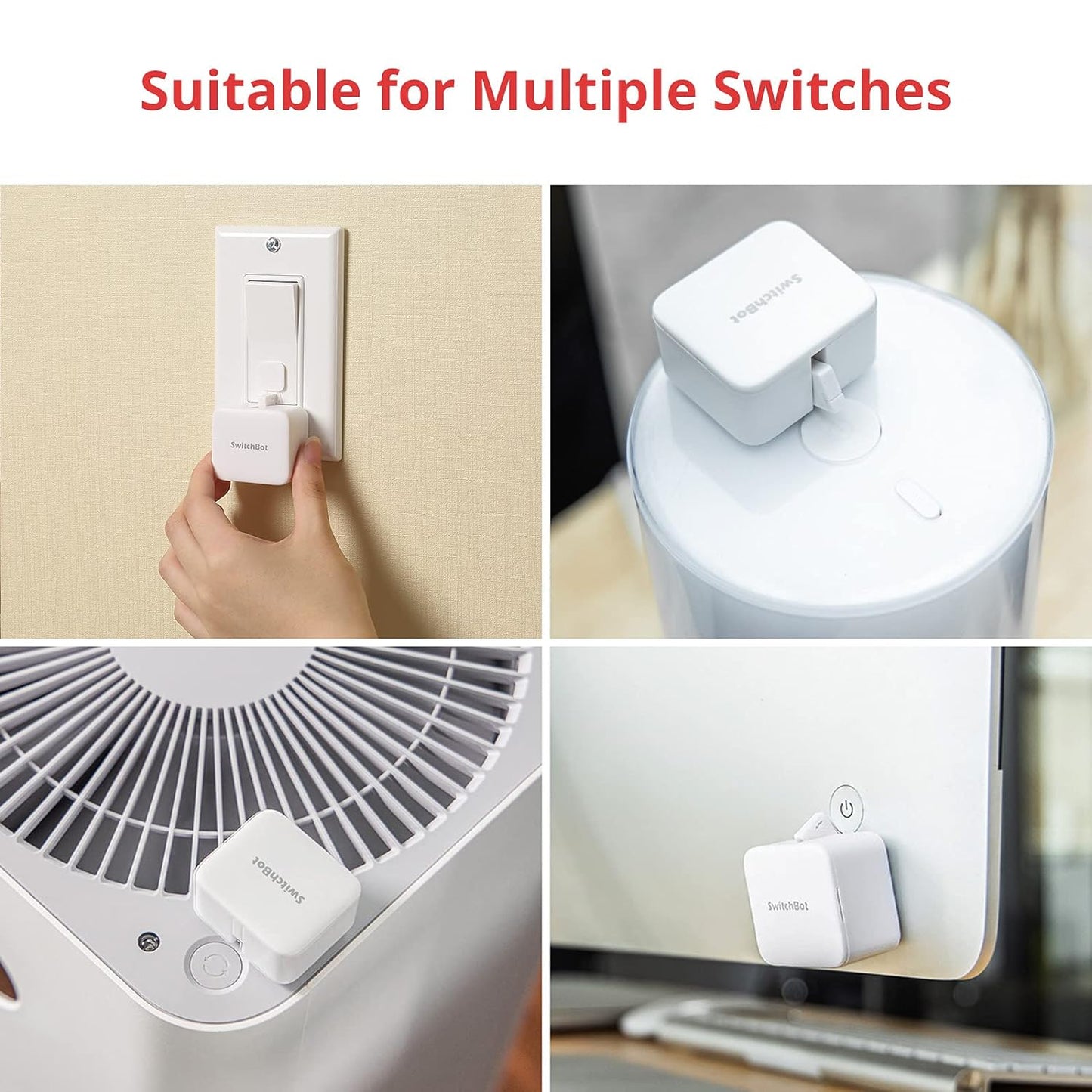 SwitchBot Smart Switch Pusher with Remote & SwitchBot Hub Mini Smart Remote
