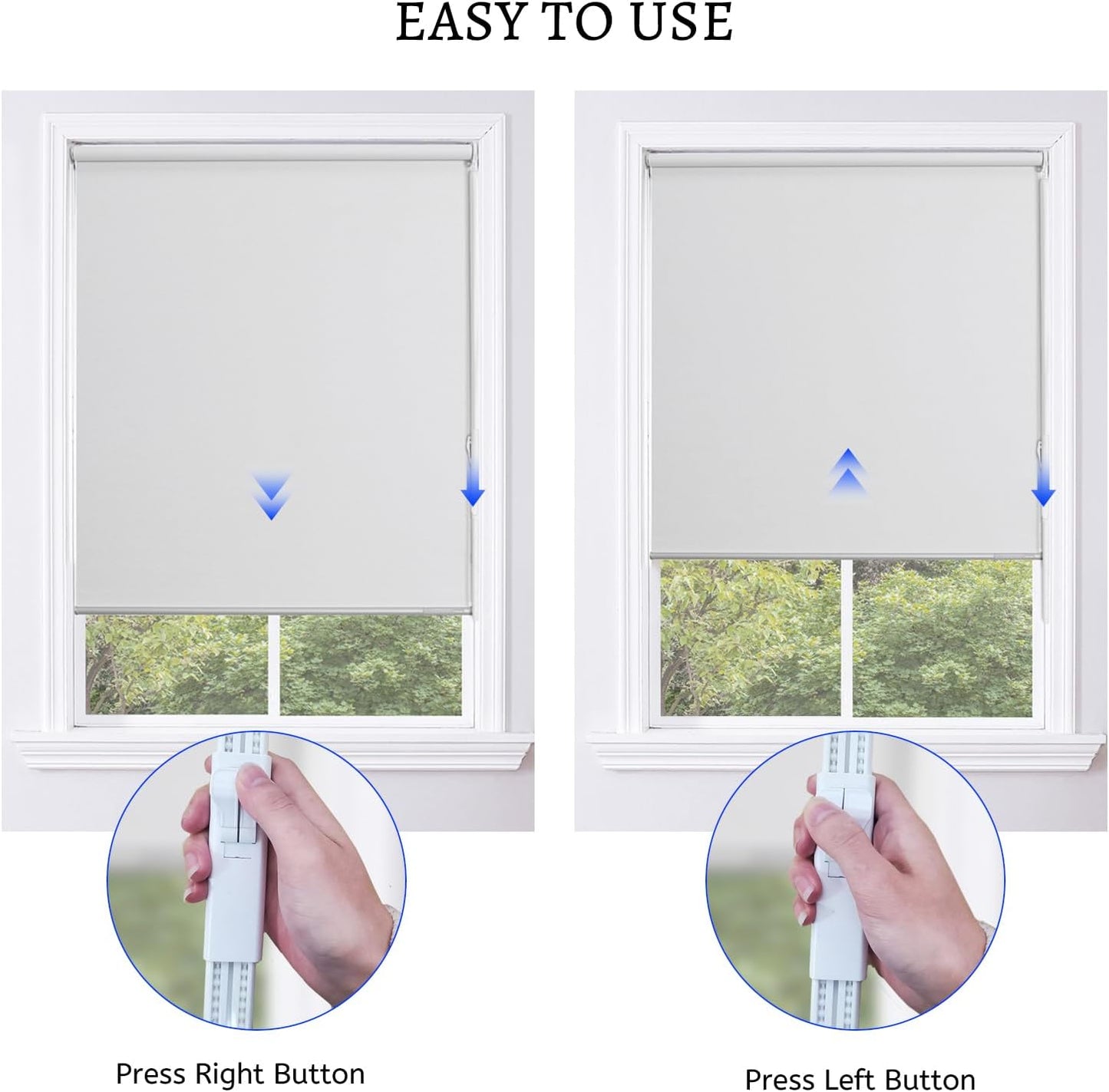 ChrisDowa Inaccesible Blind Chain Wand for Roller Shade of 1-1/8” (28mm) Tube, Preseve The Convenience of Chain System and Avoid Stragulation Hazard, Safe for Child