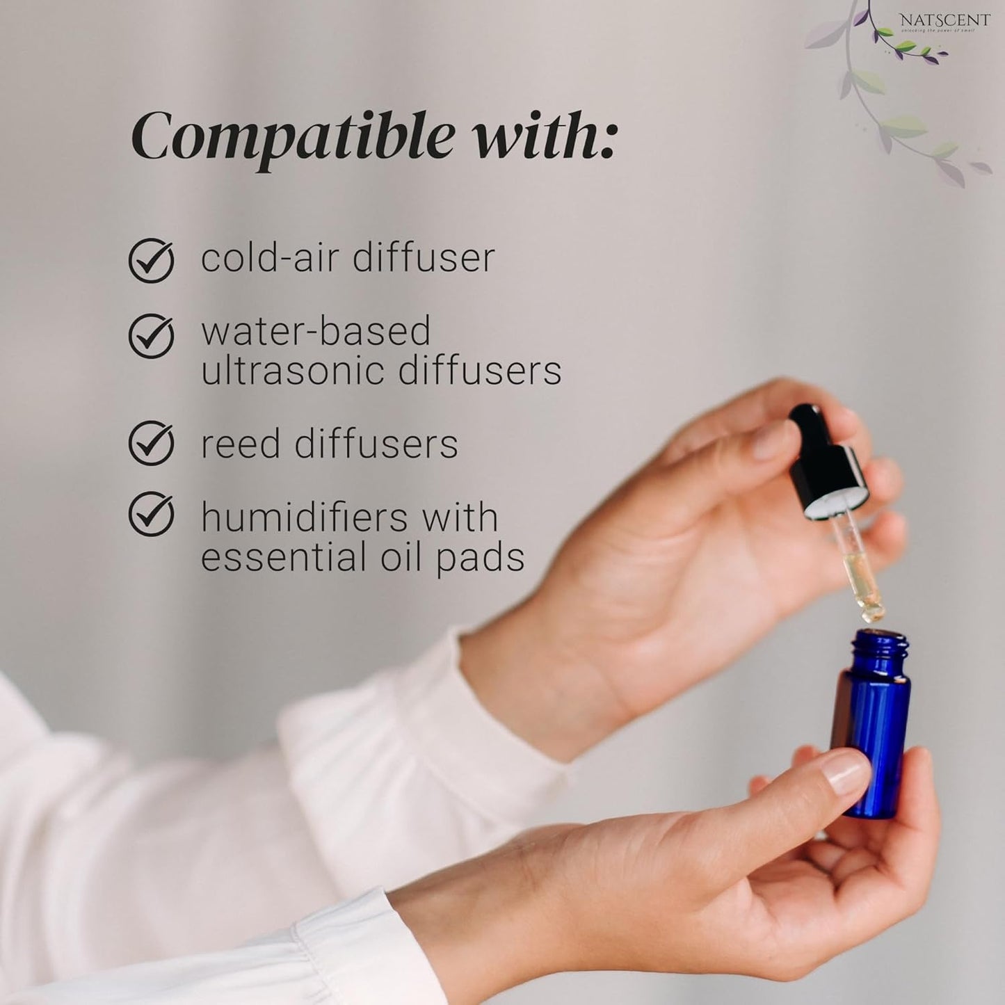 Fresh Blue Essential Oils for Diffusers for Home, Nature-derived Fresh Linen Essential Oil, Long-Lasting & Family-Friendly Diffuser Oils Scents, IFRA Certified, Cold Air & Ultrasonic - 0.33 oz
