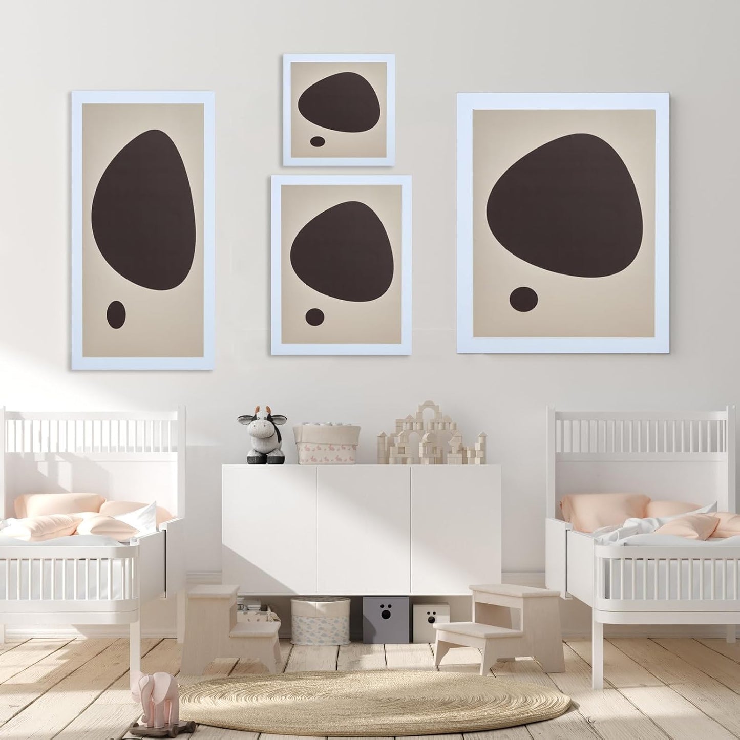 8.5x11 Picture Frame white Set of 3, Certificate Frame Poster and Photo frame, Horizontal and Vertical Formats for Wall or Tabletop, 8.5x11 Frame with Shatter Resistant Plexiglass, best gift
