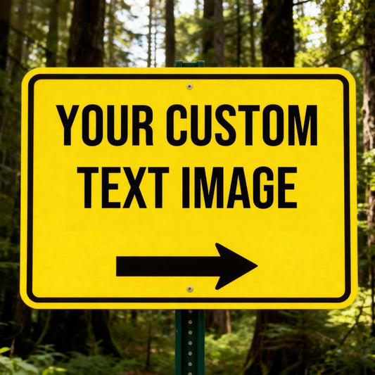 Custom Metal Sign, Personalized Signs for Business, Workplace, Home, 14x10 Inches, Engineer Grade Reflective Opion, Rust Free Aluminum, UV Ink Printing
