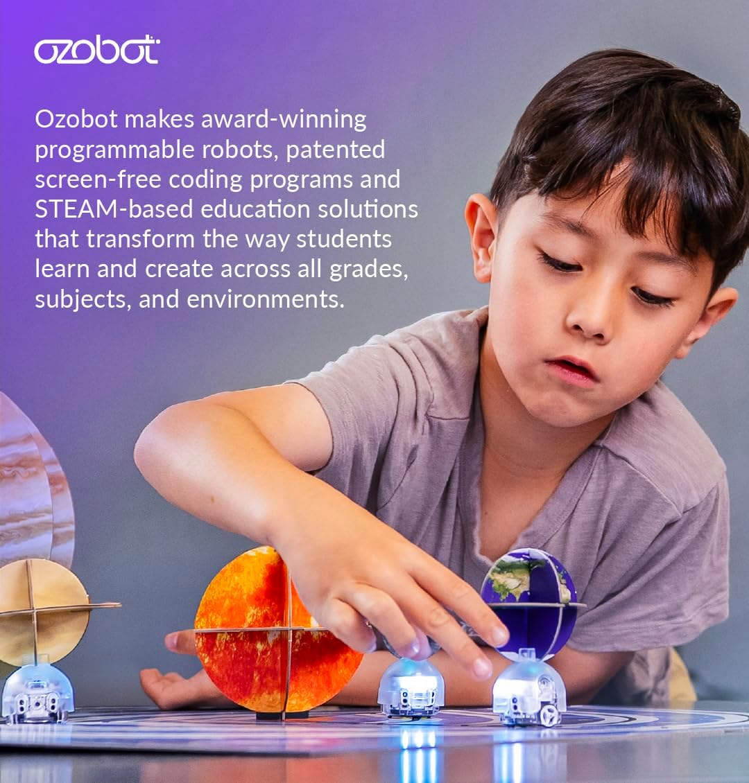 Ozobot Evo Classroom Kit (18 Bots): Professional STEM Education Set for Grades K-12, Includes 18 Robots, Charging Cradle, Color Code Markers, and Access to 700+ Lesson Plans for Teachers and Schools