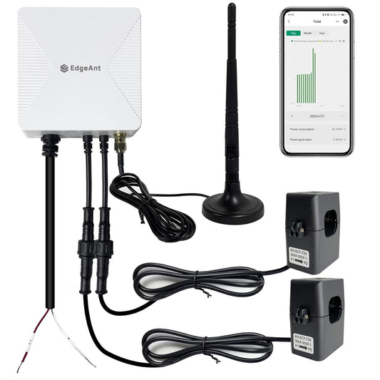 WiFi Energy Monitor with 2 * 300A Clamps, Real-Time Electricity Tracking, Smart Home Power Management