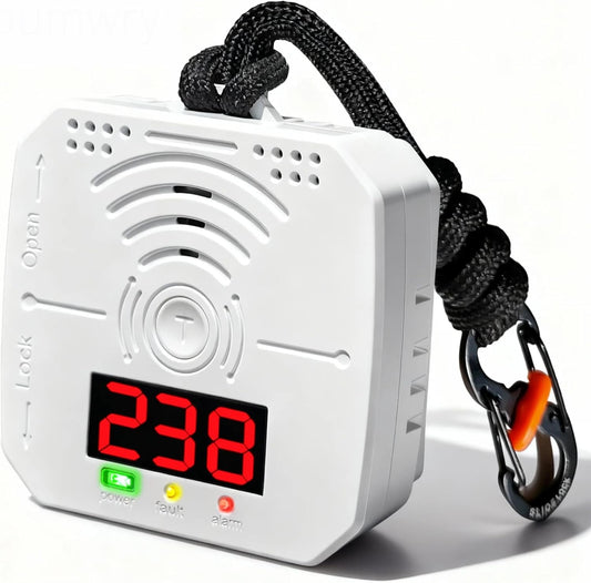 Carbon Monoxide Detectors Portable Battery Operated co2 Detector Alarm for Home, Car, RV | Advanced Sensors, LCD/LED, Low Battery Warning | 85 Decibel Monoxide Alert