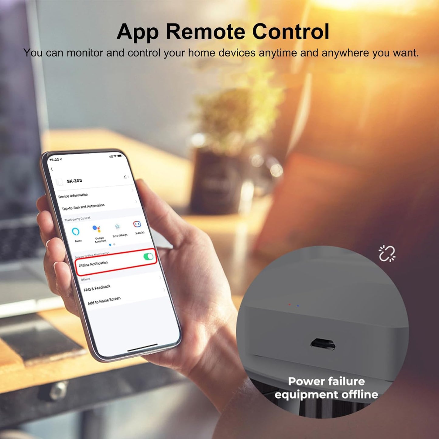 ZigBee 3.0 Hub WiFi & Bluetooth Dual Mode Gateway,Tuya Smart Bridge Wireless Remote Controller,Intelligent Bridge Wireless Smart Gateway Voice Control via Alexa, Google Home. Only Tuya Products
