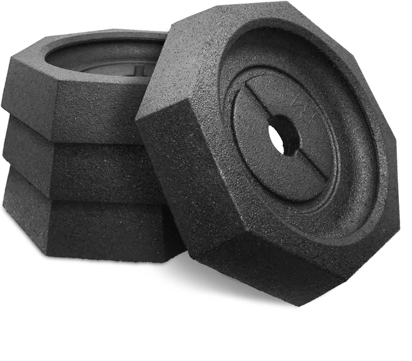 SnapPad EQ Permanently Attached RV Leveling Jack Pad for Equalizer Landing Feet (Octagon 4-Pack)