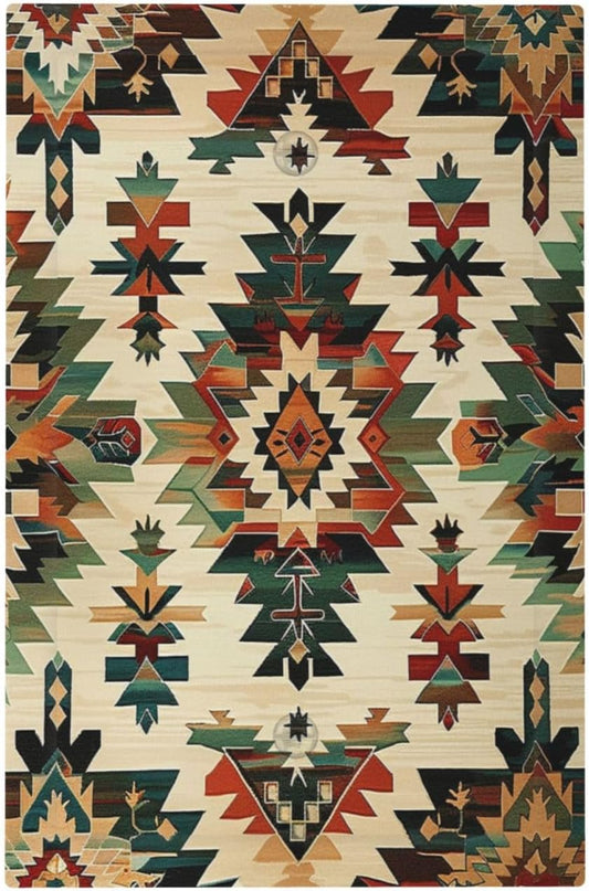 Light Switch Cover Plate Southwest Rustic American Indian Aztec Boho 1 Gang No Device Blank Electrical Wall Plates Faceplate Decorative Switch Plate for Bed Room living Room Decor