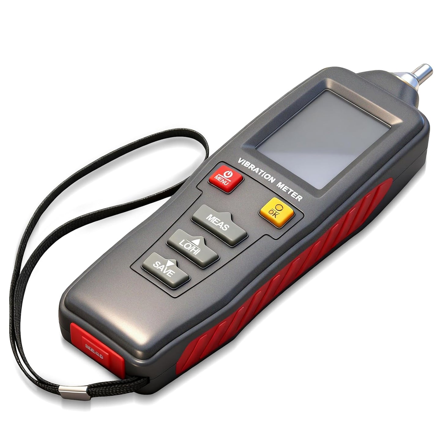 Digital Vibration Meter Vibrometer Handheld Vibration Analysis Equipment Acceleration Velocity Displacement Measurement for Moving Machinery