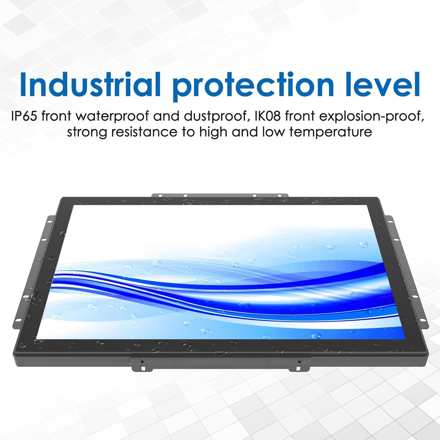 GreenTouch 1000 Nits High Brightness Industrial 18.5 Inch Open Frame Capacitive Touch Screen Monitor