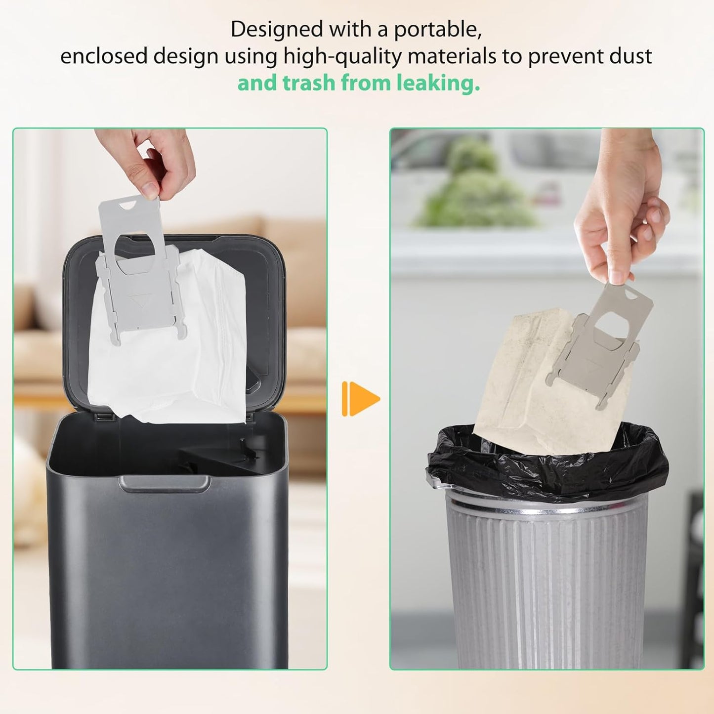 20 Pack High Capacity Vacuum Bags – Compatible with iRobot Roomba i & j Series, s9+ & Combo Models – Premium Replacement Dirt Disposal Bags for i7+, j7+, s9+, and More