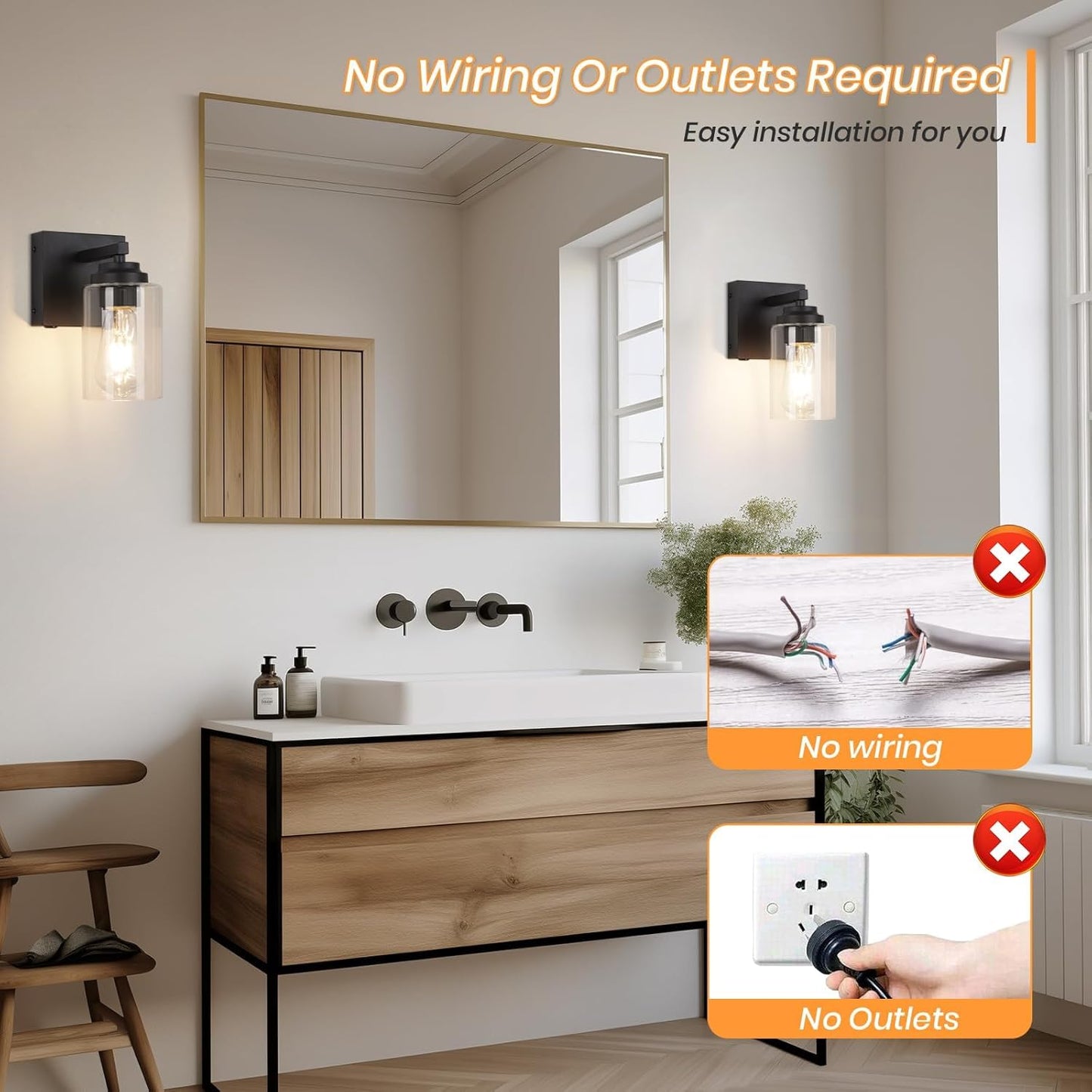 Battery Operated Wall Sconce,Wireless Wall Lights Infinitely Dimmable with Remote Control 15000mAh Endurance 200 Hours Fast Charging,Wall Sconce Set of 2 for Bedroom Living Room Hallway