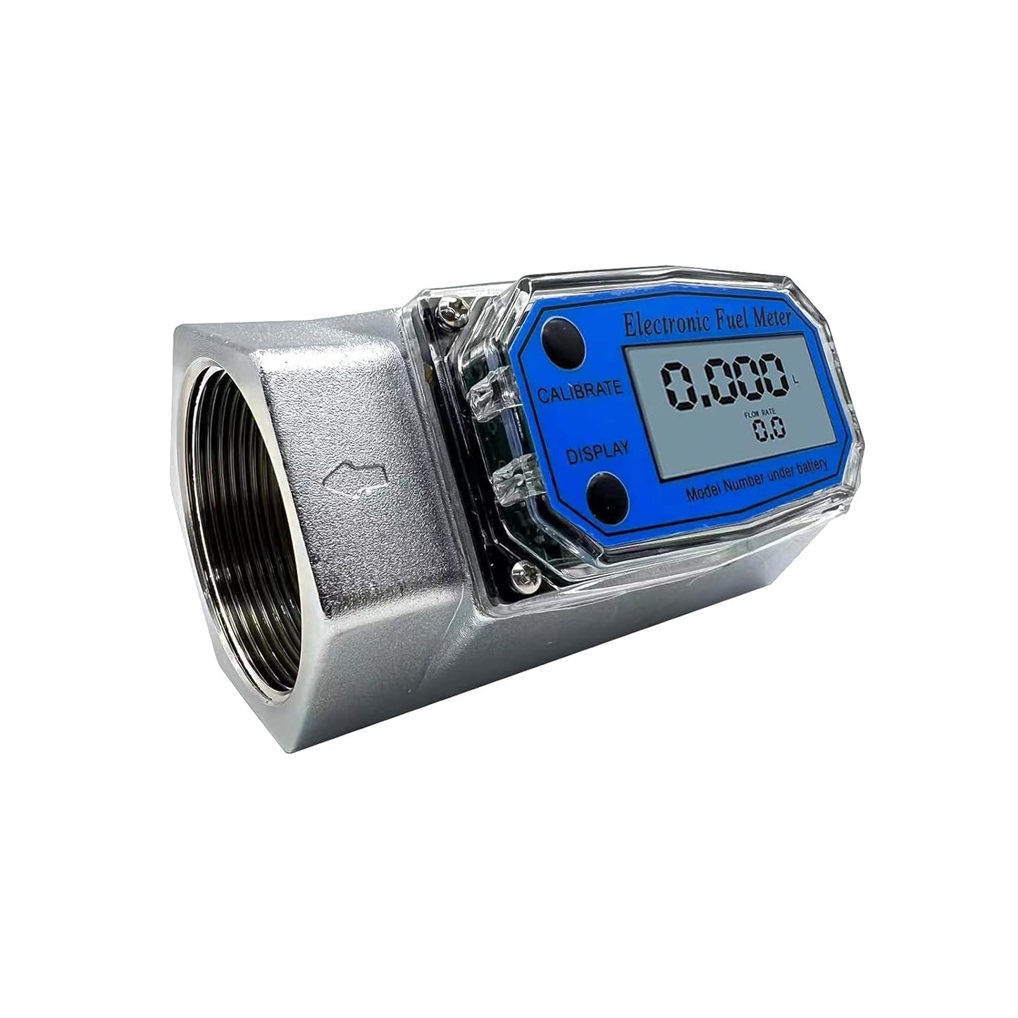 2 Inch Water Flow Meter,15.8-132 GPM Aluminum Alloy Turbine Flow Meter QTS, PTS, L, GAL, m3