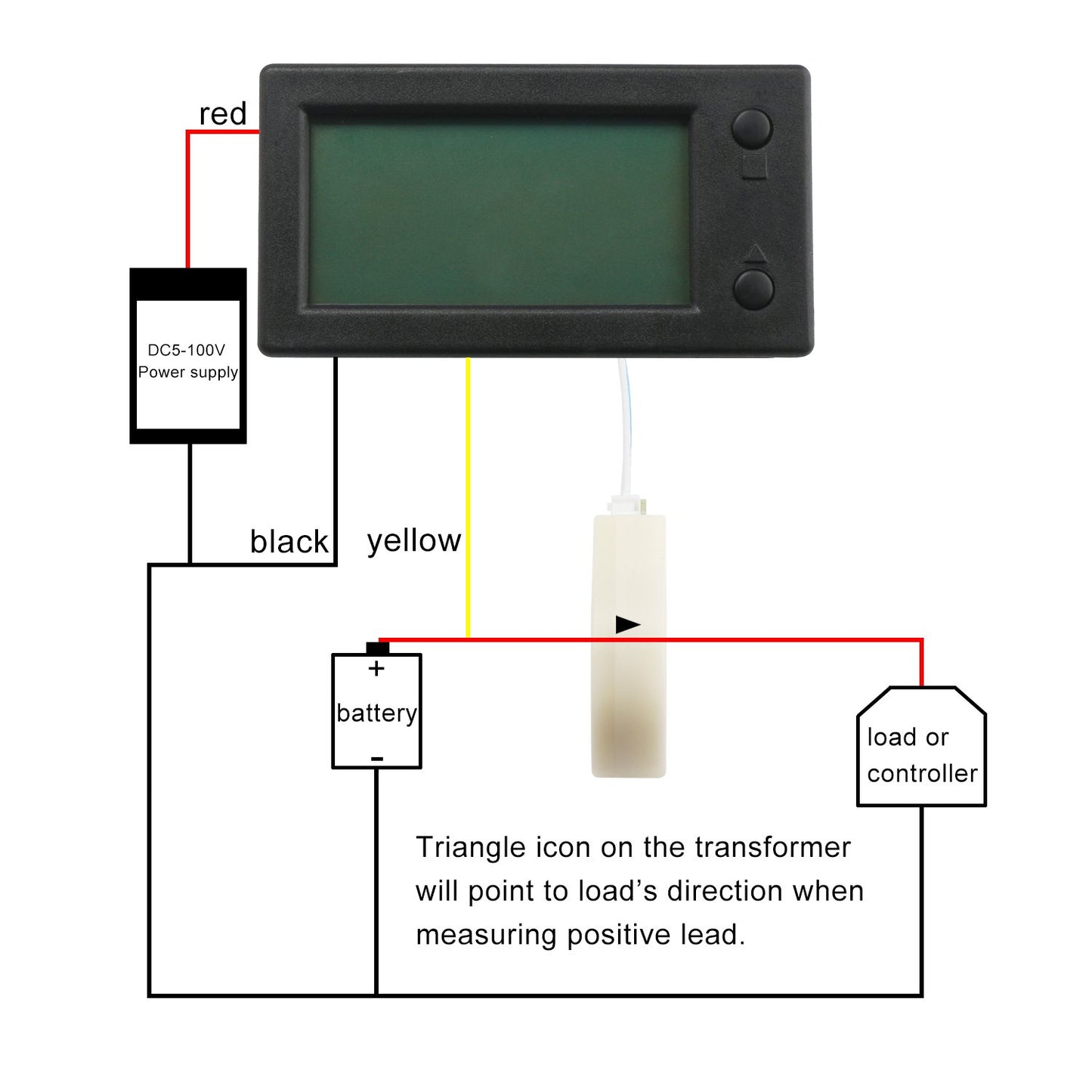 DROK Voltage Amp Meter DC, Battery Monitor DC 0-300V 200A, Ammeter Voltmeter for Solar System Setup Power Energy Capacity Volt Current Detector Panel with Hall Sensor