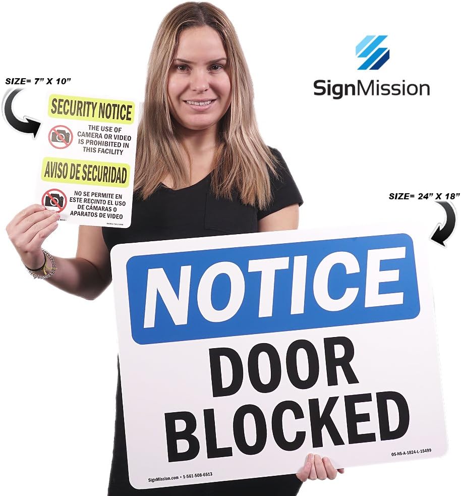 OSHA Notice Sign - Secondary Muster Area Sign with Symbol | Vinyl Label Decal | Protect Your Business, Construction Site, Warehouse | Made in The USA
