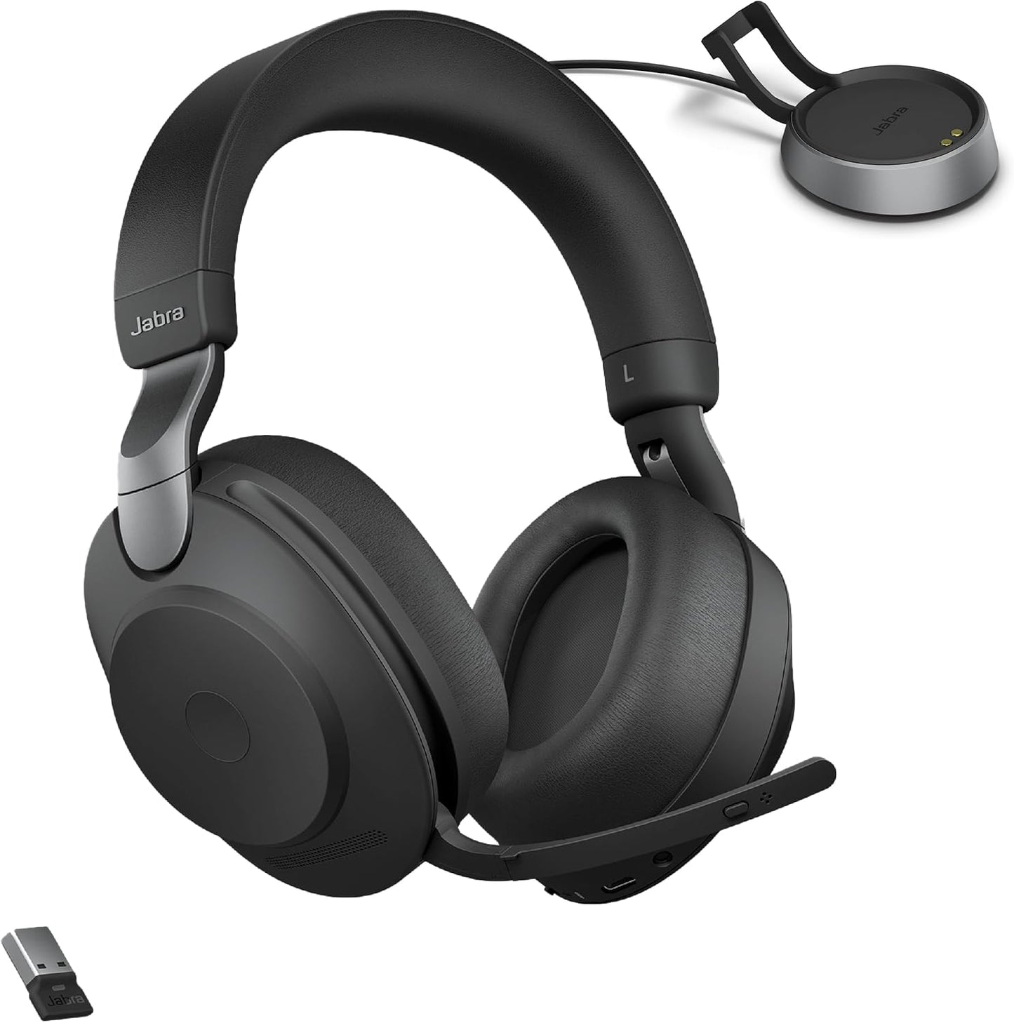 Jabra EVOLVE2 85, LINK380A MS Stereo Stand Black