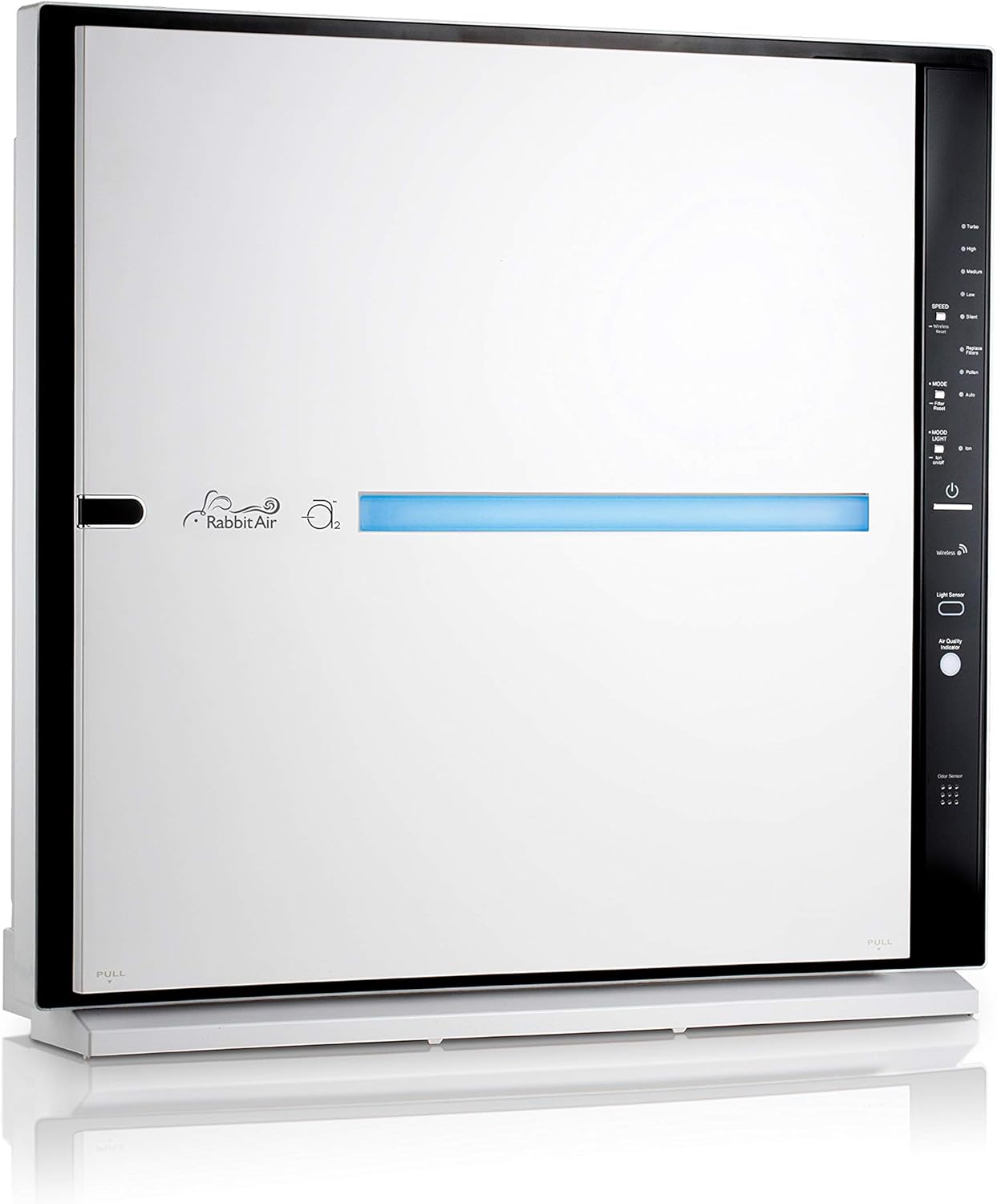 Rabbit Air, MinusA2 Air Purifiers for Home, Ultra Quiet HEPA Air Purifier - Wall Mountable Air Purifiers for Home Large Room, Allergies, Dust, Mold, & Smoke - (SPA-780N, White, Toxin Absorber, WIFI)