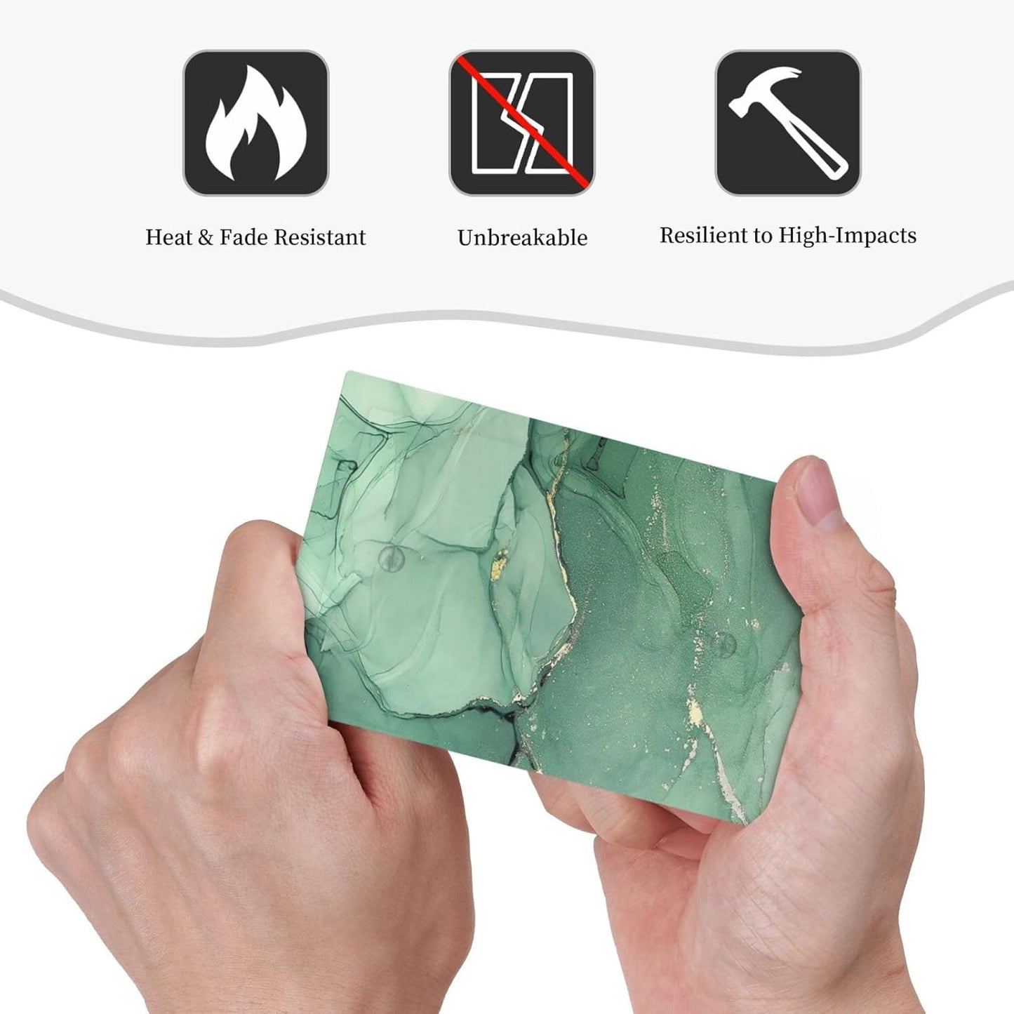 Light Switch Cover Plate Simple Green Marble 1 Gang No Device Blank Electrical Wall Plates Faceplate Decorative Switch Plate for living Room Office Decor