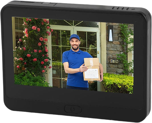 Zopsc Peephole Camera 1080P, Digital Door Viewer with 4.3in Color Screen, PIR Human Detection, High Definition Recording, Voice Changing, for Home Security Monitoring