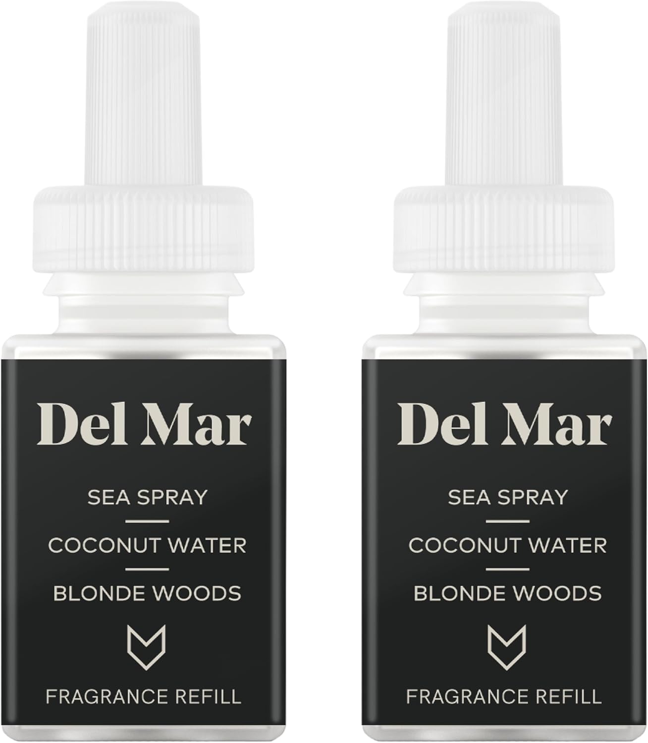 Pura & Guy Fox Home Scent Refill - Smart Home Air Diffuser - Up to 120-Hours of Luxury Fragrance per Refill - Spring & Summer Fragrance - 2 Pack, Del Mar