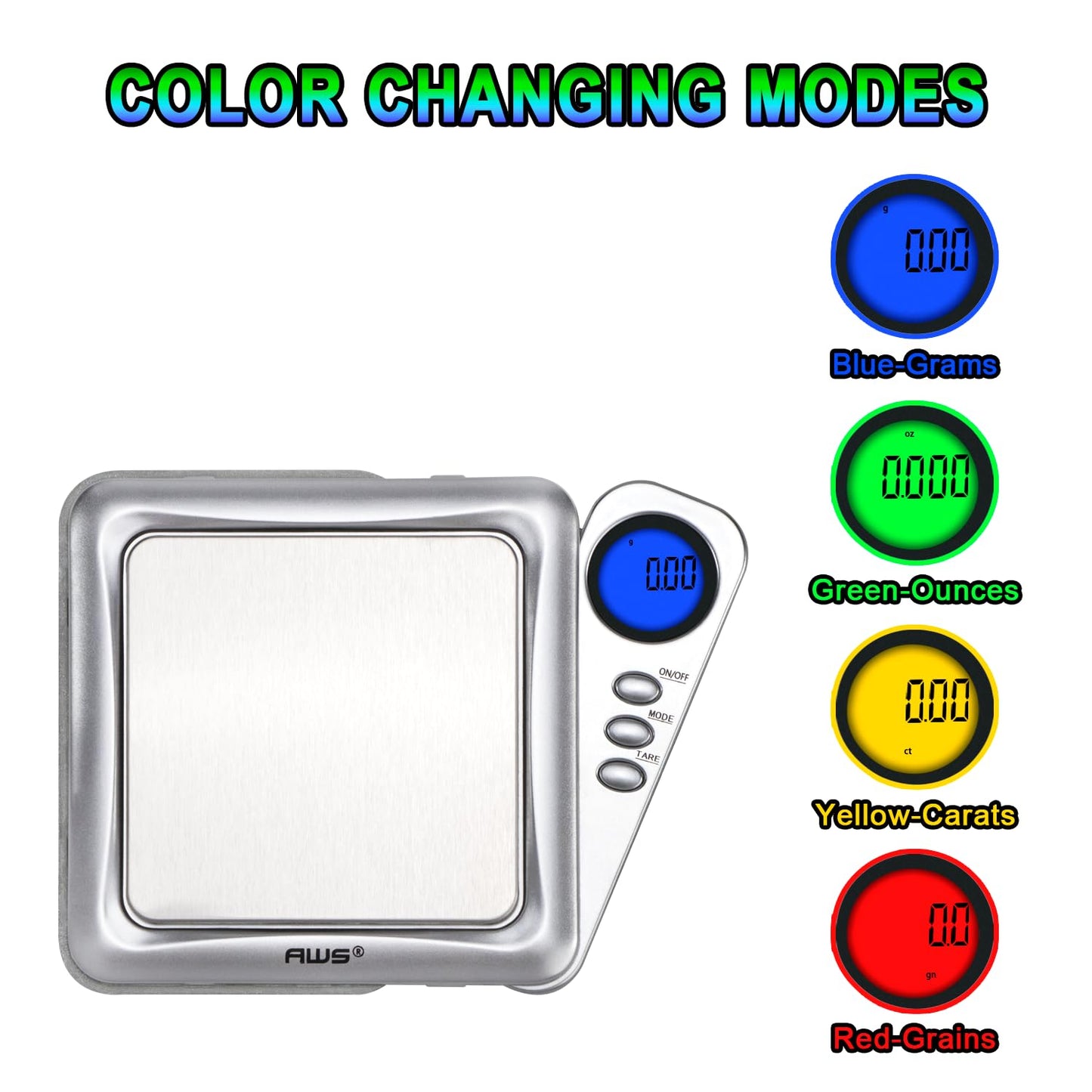 American Weigh Scales 200g x 0.01g Digital Pocket Gram Scale-Blade Series | Precision Mini Scale 0.01g Accuracy, Pocket Scale for Kitchen, Gold, Gems & Coin Scale, Smart Digital & Compact Scale