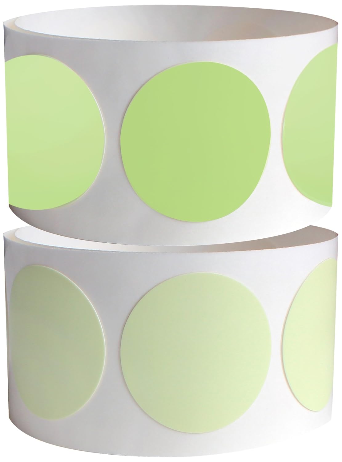 ProTapes Pro Glow Dots Tape, 100" Length x 1" Width, 15 mils Thick, For Marking Glow In The Dark (Pack of 12)