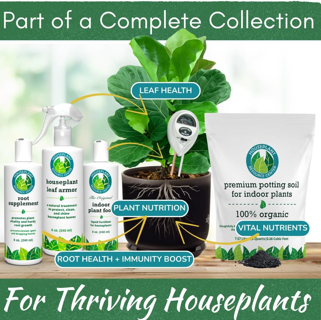 Houseplant Health Meter – 3-in-1 Tool to Prevent Overwatering, Root Rot & Leaf Burn | Test Soil Moisture, Sunlight & pH | Simple, Easy, Battery-Free | Suitable for Indoor, Outdoor & Potted Plants