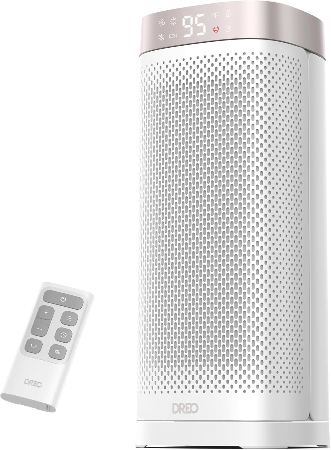 DREO Space Heaters for Indoor Use, Fast Heating Portable Heaters with Remote, Large PTC Ceramic Electric for Bedroom, 12H Timer, 70° Oscillation, Overheat Protection, 1500W Safety Heat for Home Office