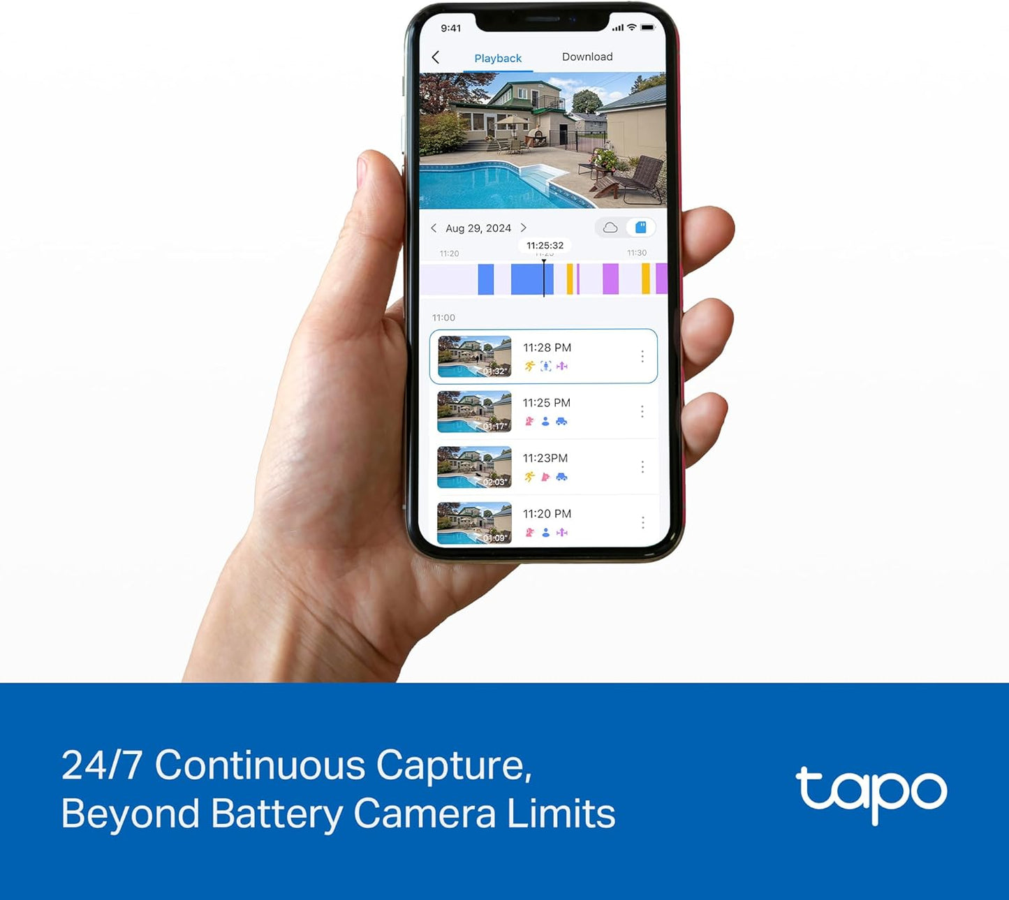 Tapo MagCam 4K Solar, 4K Ultra HD Outdoor Wireless Battery Camera w/Solar Panel – 24/7 Capture, Free Person/Vehicle Detection, Starlight Color Night Vision, Works w/Alexa & Google Assistant