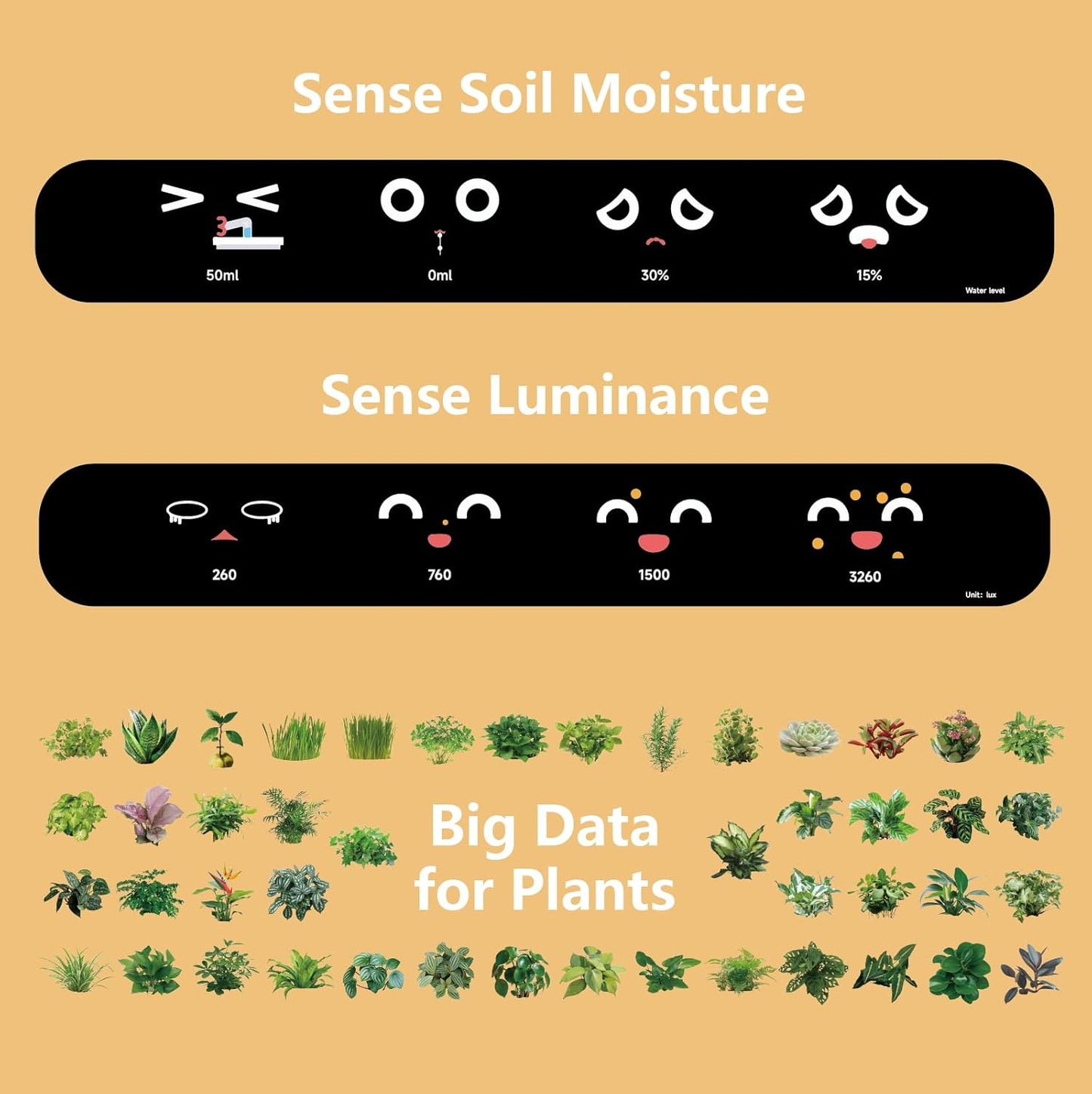 Smart pet Planter Robot Guidance on Plant Care with Emojis, Adorable Plant Companion with Rich Gesture Interaction, Neat Desk Setup Gift (Purple)
